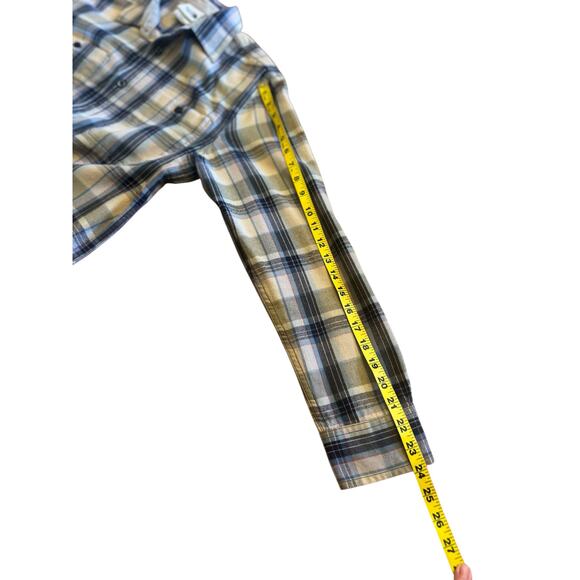 THE NORTH FACE MENS LONG SLEEVE BUTTON DOWN PLAID FLANNEL SIZE M - Picture 5 of 16
